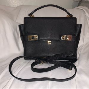 FIRM HENRI BENDEL BLACK SATCHEL